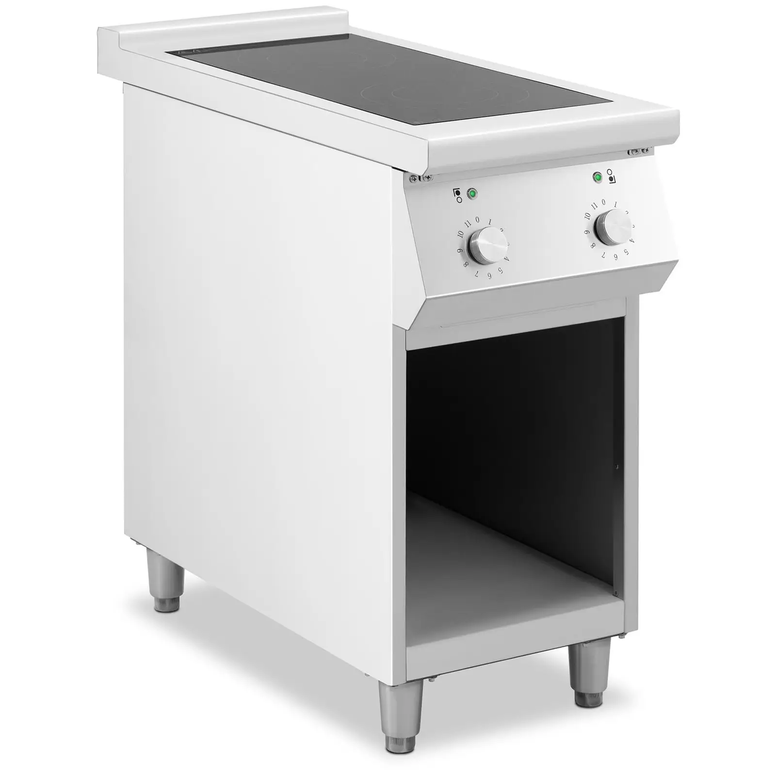 Indukcijsko kuhalo - 8500 W - 2 površine za kuhanje - 260 °C - Prostor za pohranu - Royal Catering