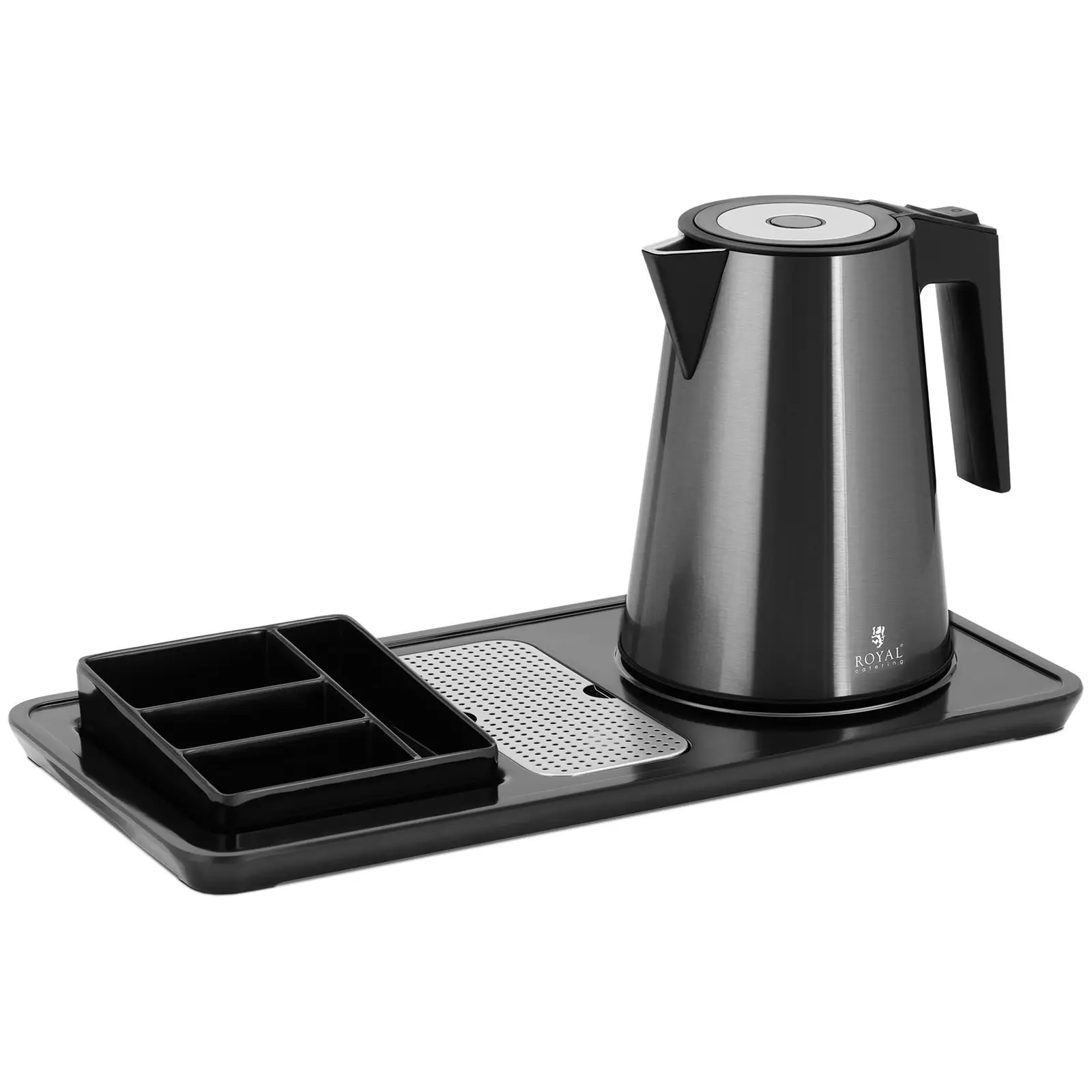 Kuhalo za vodu - Stanica za kavu i čaj - 1,2 l - 1800 W - crno - Royal Catering