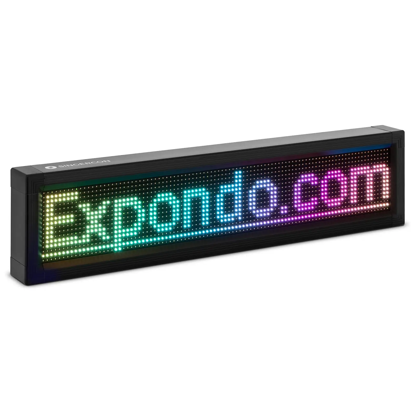 Ploča LED zaslona - 96 x 16 LED dioda u boji - 67 x 19 cm - programabilno putem iOS-a i Androida