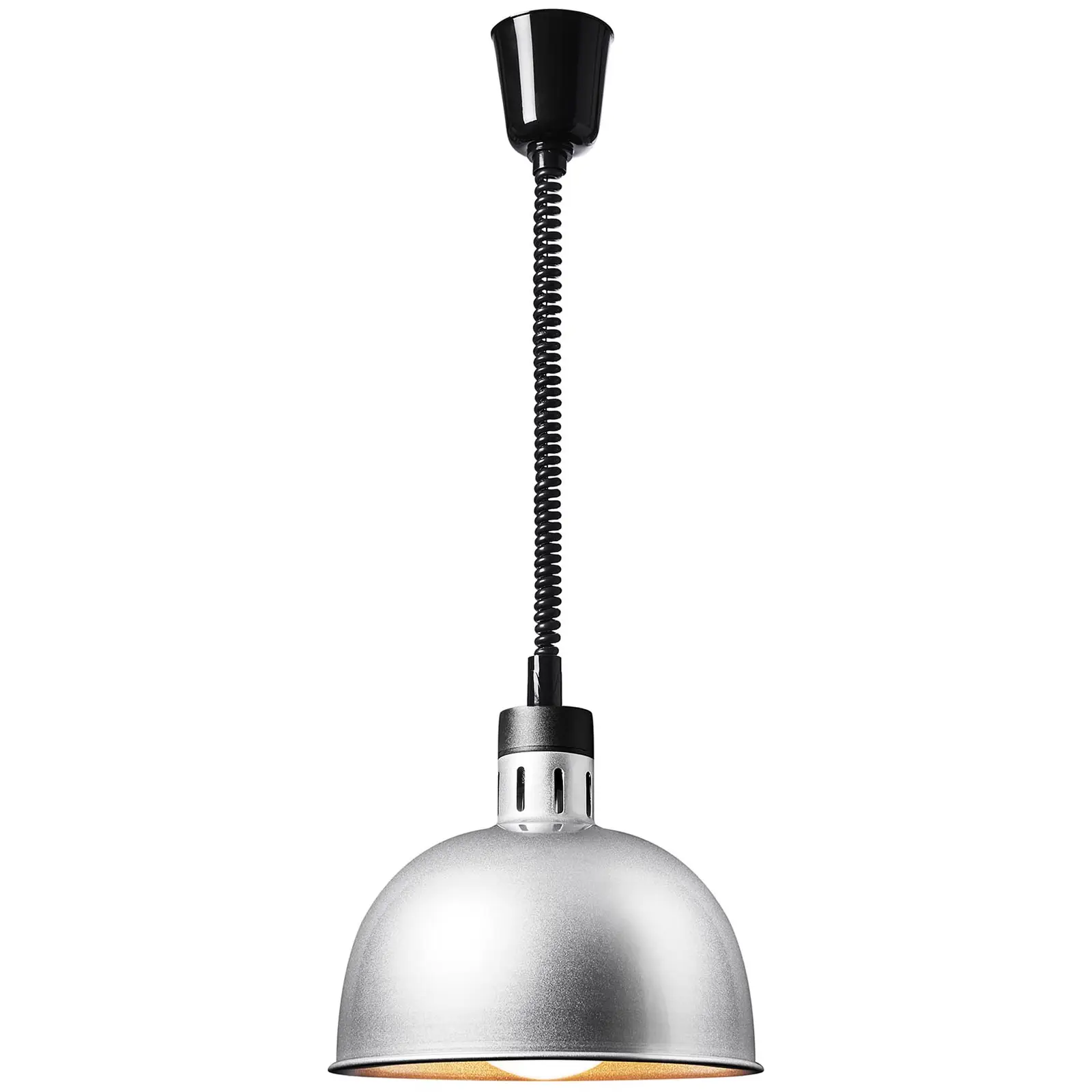 Žarulja za grijanje - srebrna - 28,5 x 28,5 x 29 cm - Royal Catering - Čelik - podesiva po visini