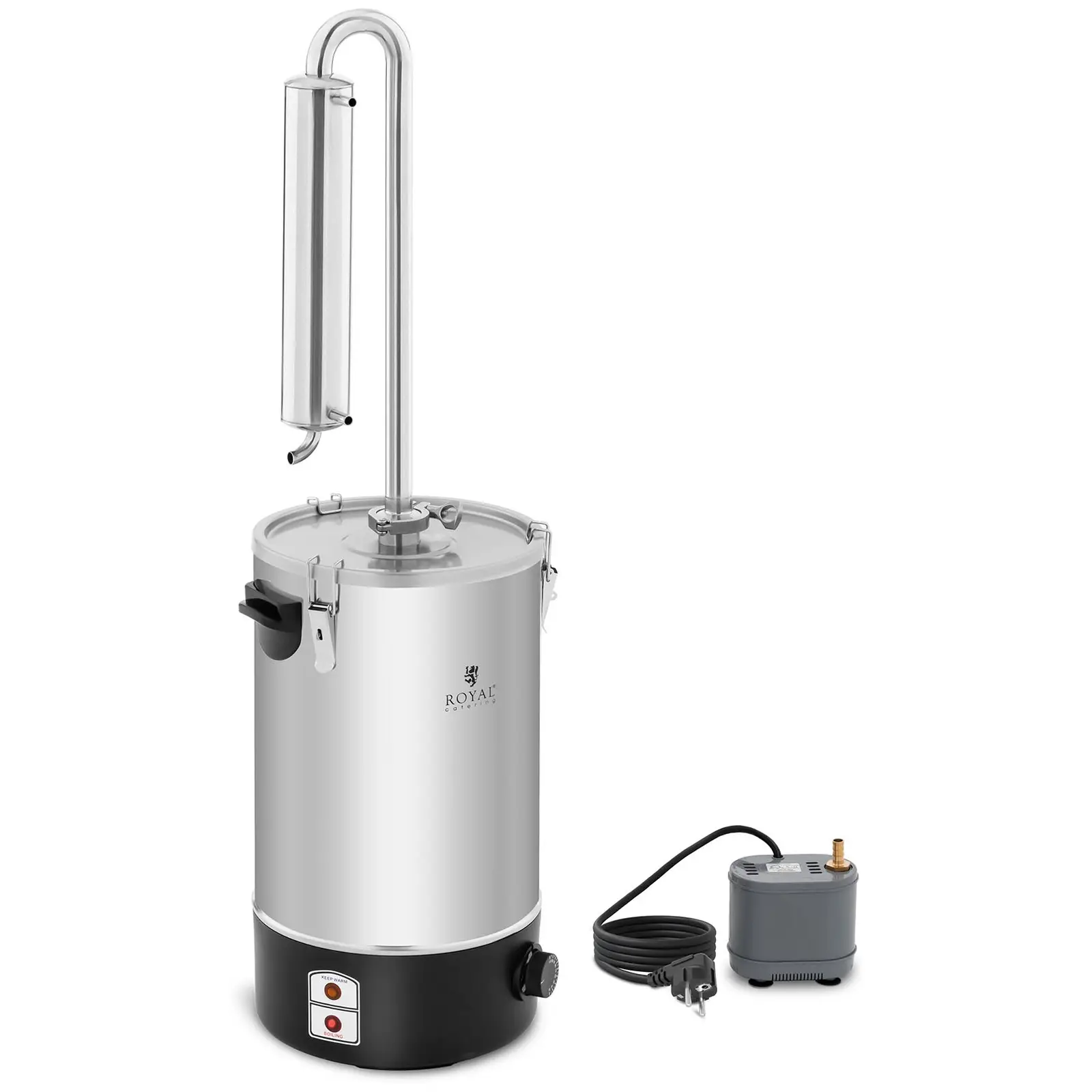 Destilator vode - voda - 20 L - Nehrđajući čelik