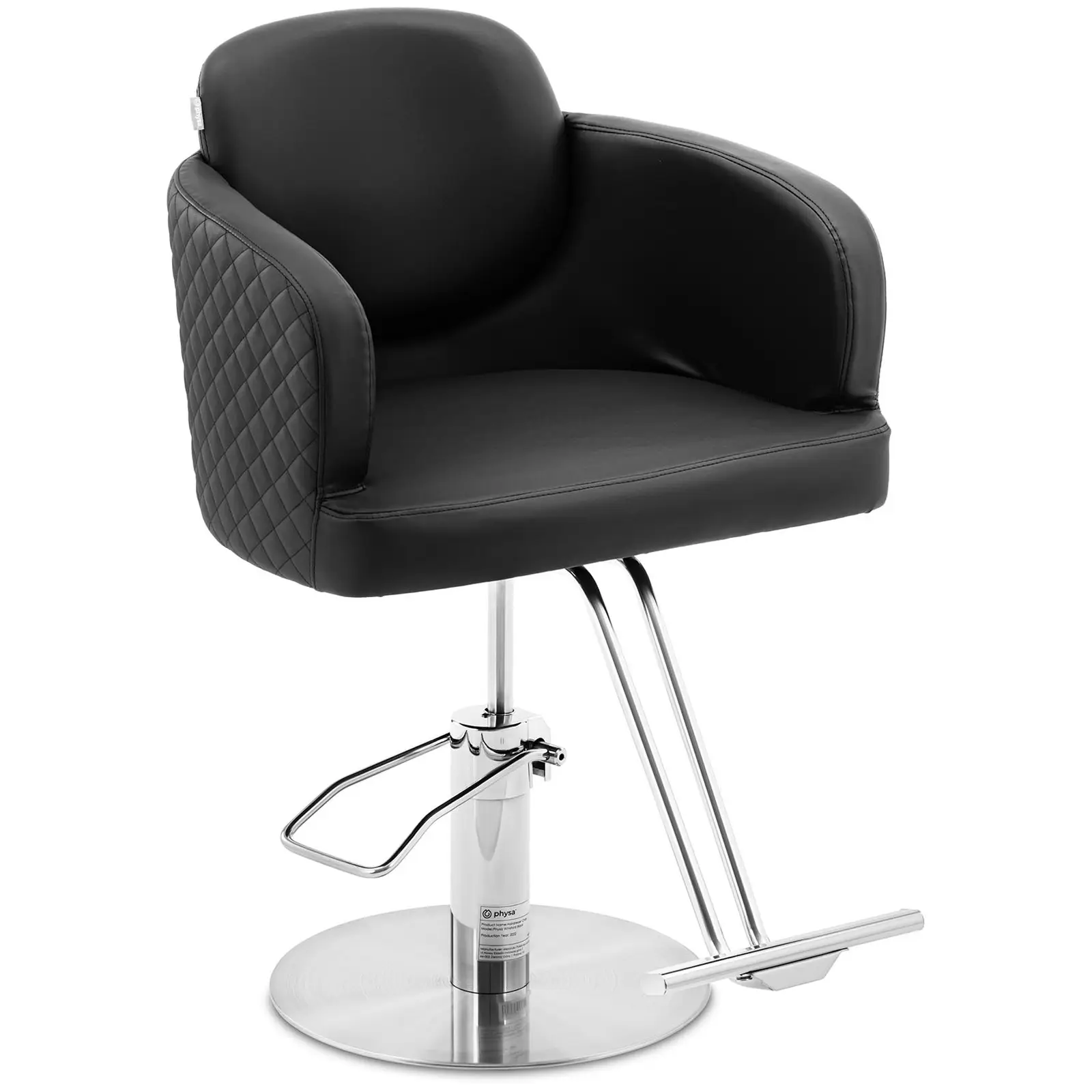 Salonska stolica s osloncem za noge - Winsford Black