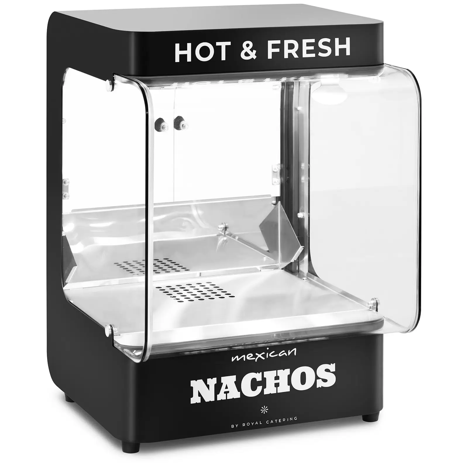Profesionalni grijač za nachos - Moderno - Dizajn 99 l - 50 - 60 °C - crni - Royal Catering