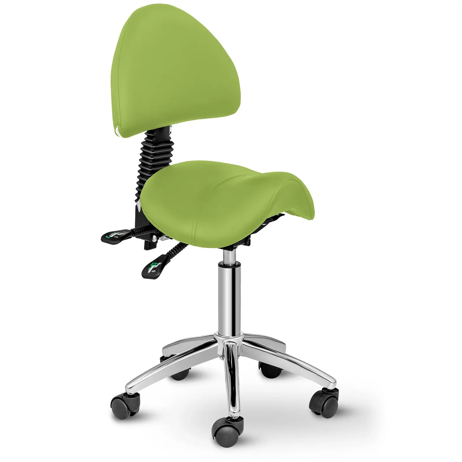 Stolica s naslonom za leđa - 550-690 mm - 150 kg - Light green