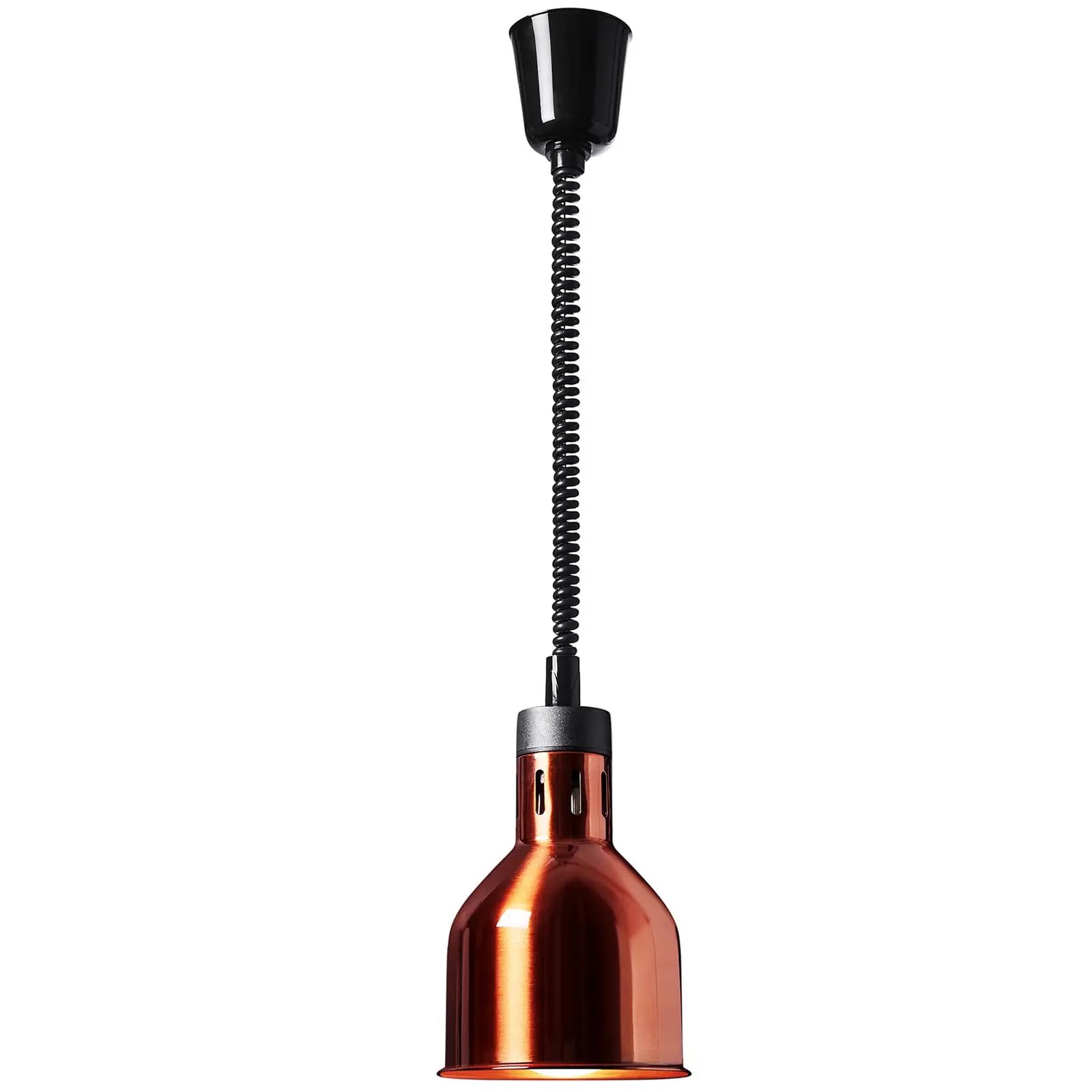 Žarulja za grijanje - izgled mesinga - 17,5 x 17,5 x 25 cm - Royal Catering - Čelik - podesiva po visini
