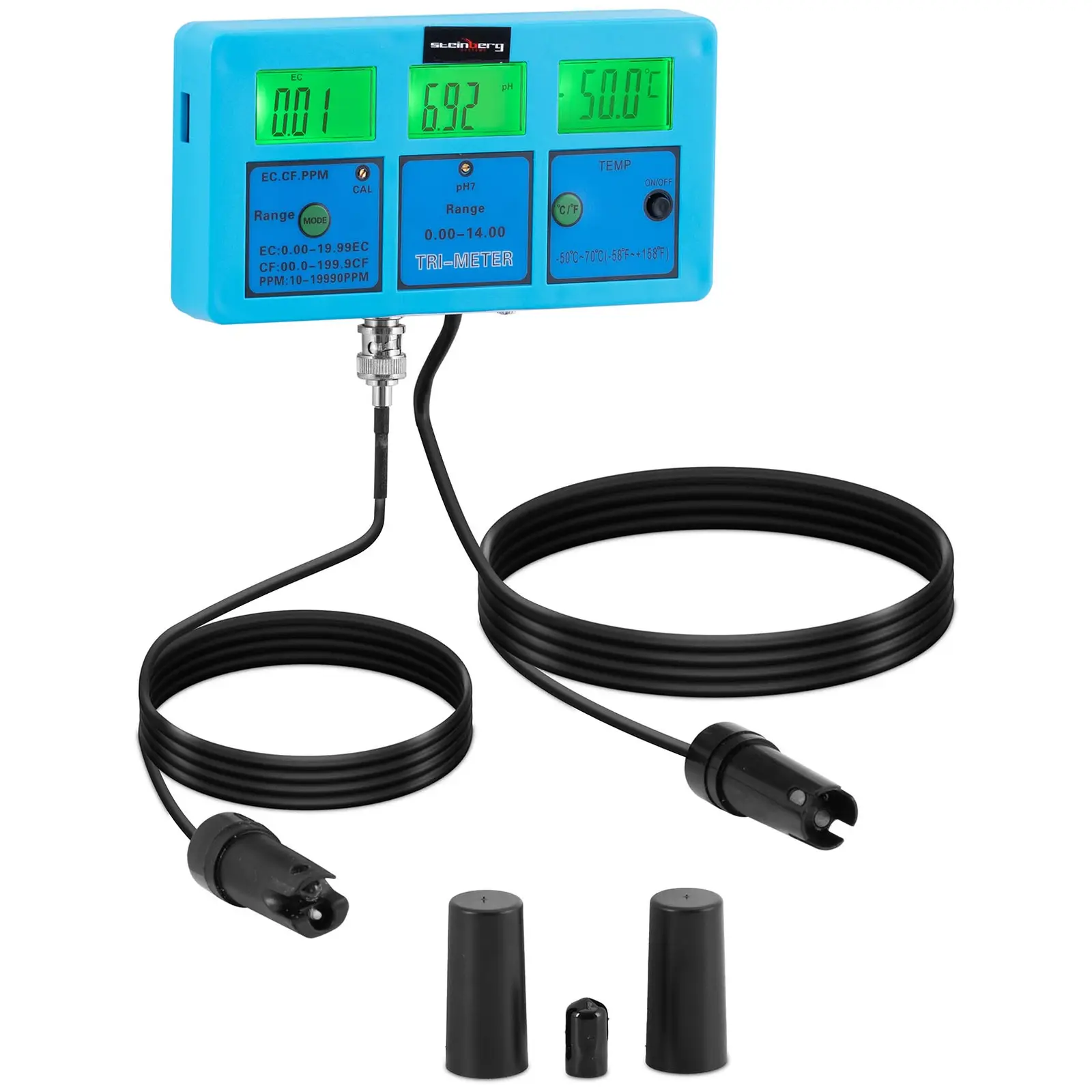 Digitalni vodomjer - Temperatura - pH - EC - TDS - CF