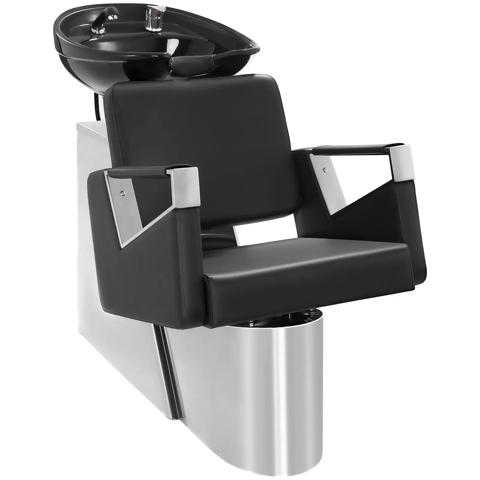 Stolica za šampon - Black - Noge od nehrđajućeg čelika 