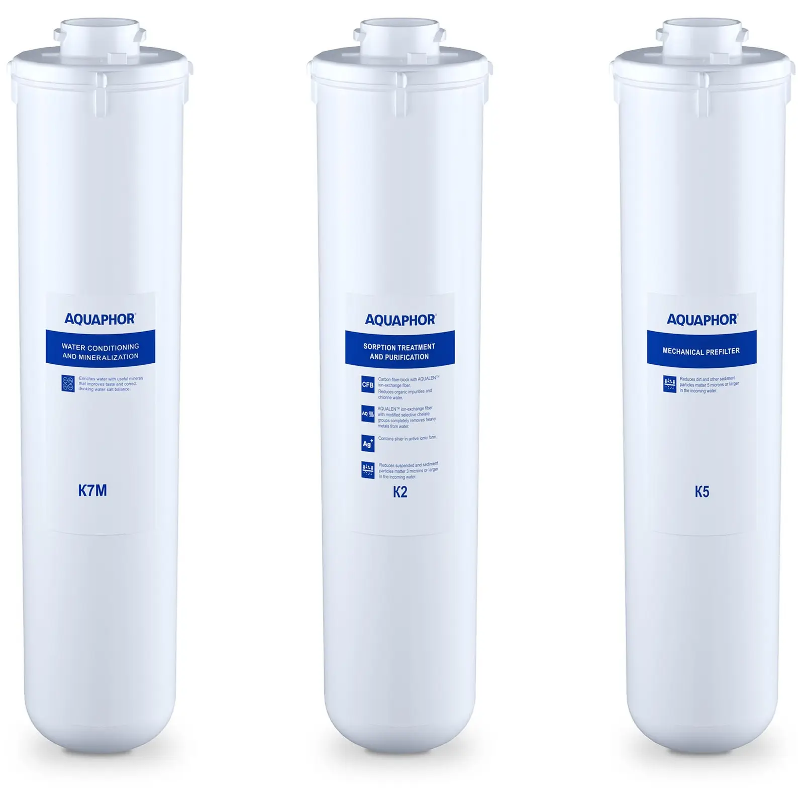 Aquaphor filter za vodu reverznom osmozom - set zamjenskih filtera K2 + K5 + K7M